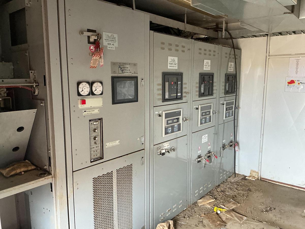 Used Welded Steel Pump Skid