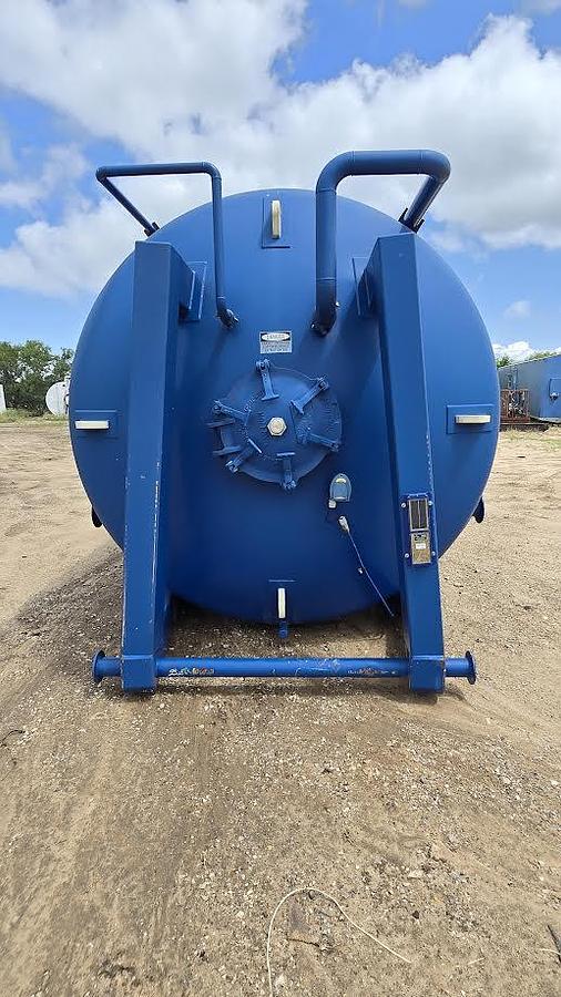 Used 425 Cu Ft Vertical Dry Friction Reducer Silo