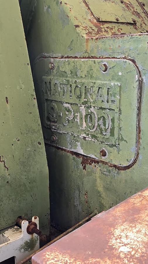 Used National Oilwell 9-P-100 Triplex Mud Pump