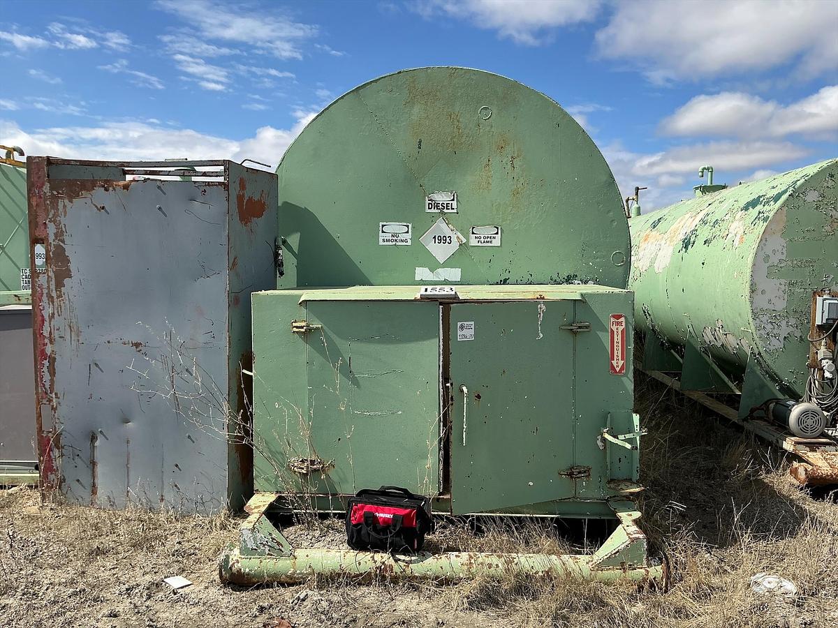 Used Welded Steel 22,000 Gallon Diesel Fuel Tank