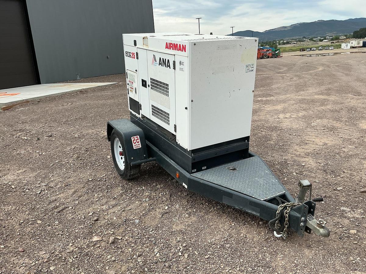 Used 2019 Airman 25 kVA Mobile Generator Set