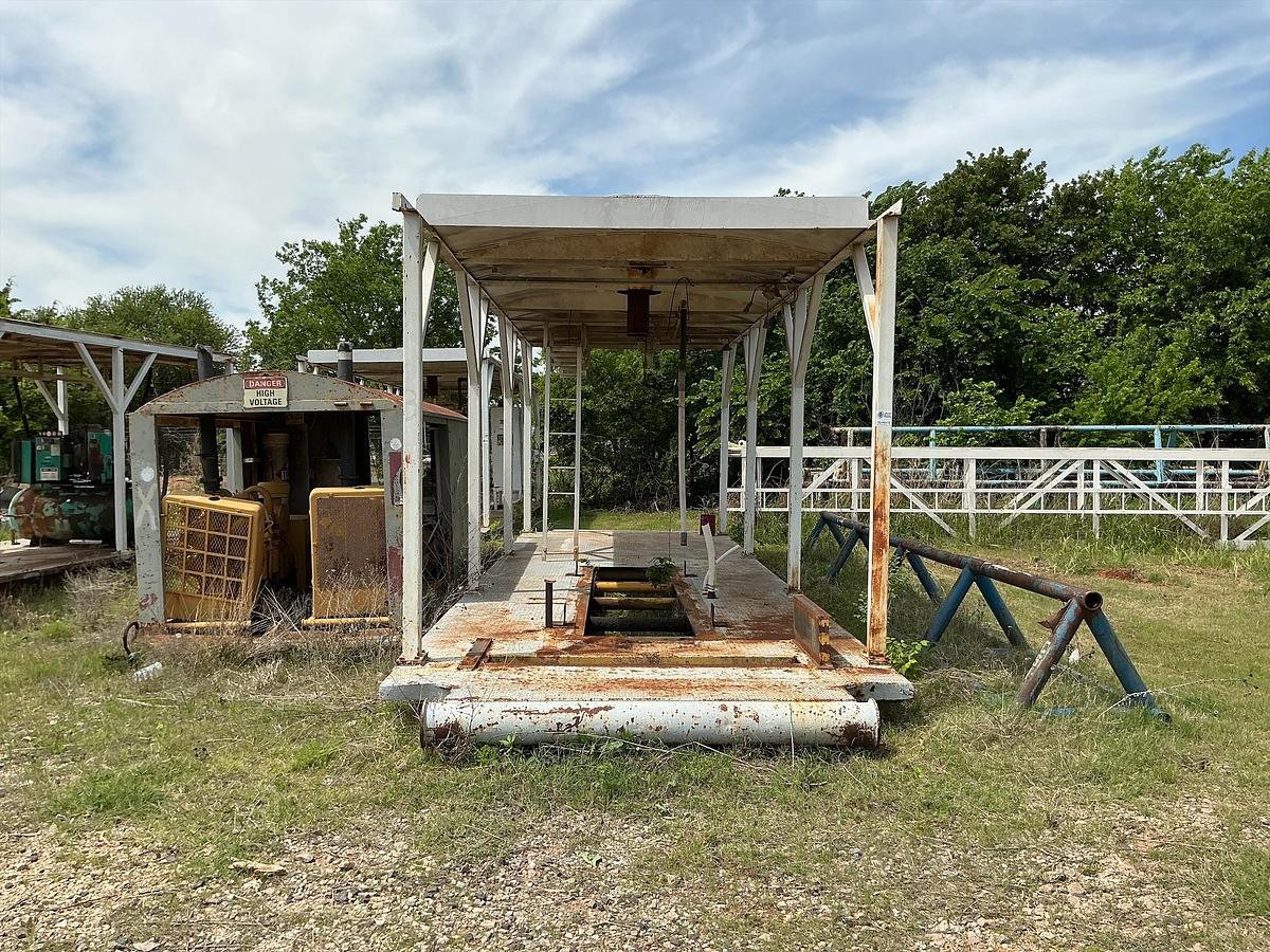 Used Empty Generator Shed on Skids