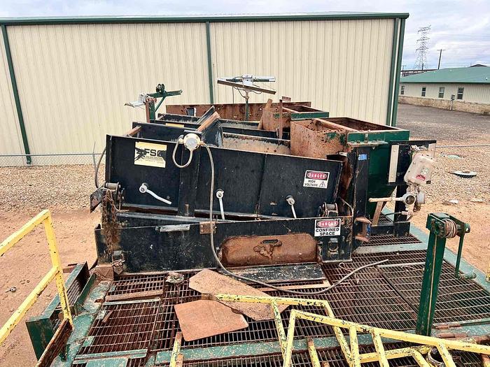 Used Mobile Mud Mixing Tank 250 BBL