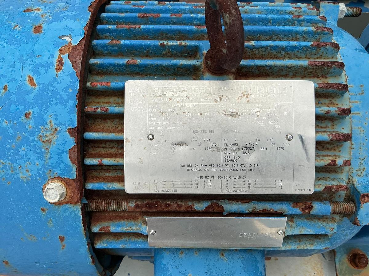 Used 15,000 Gallon Skidded Diesel Fuel Tank