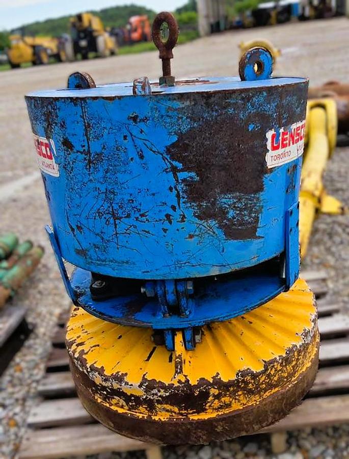 Used Gensco Hydraulic Powered Electrically Switched Electro Lifting Magnet HMAG Series