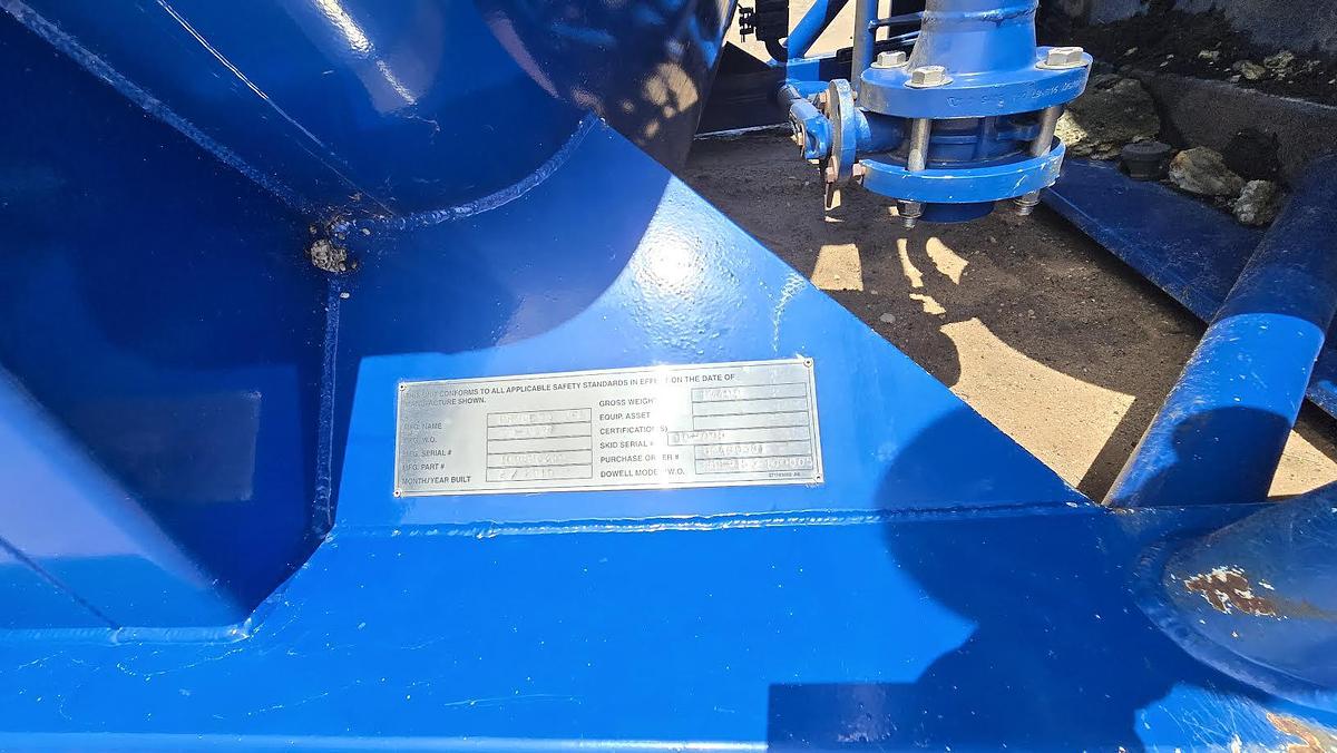 Used 425 Cu Ft Vertical Dry Friction Reducer Silo