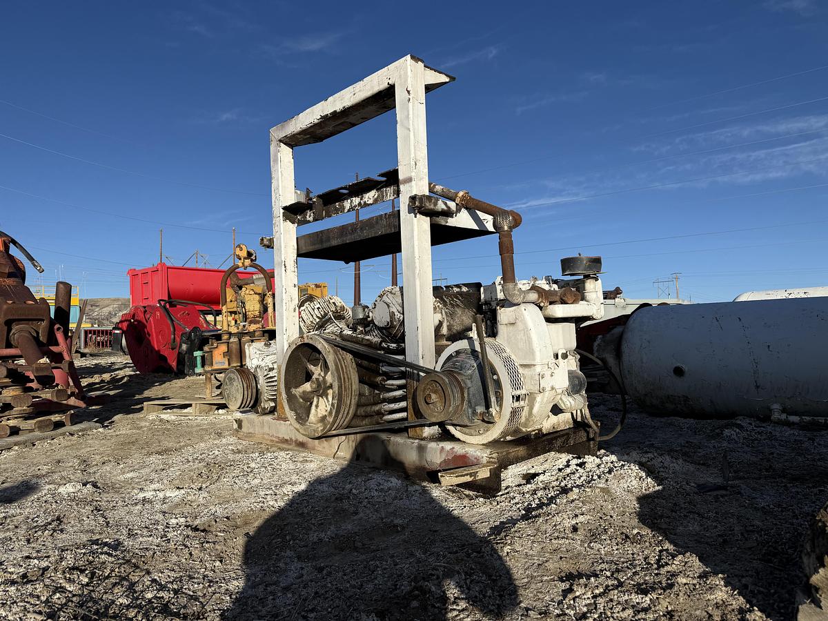 Used Lister Diesel Air Compressor 