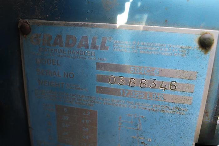 Used Gradall 534C-6 Telehandler