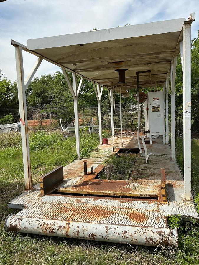 Used Empty Generator Shed on Skids