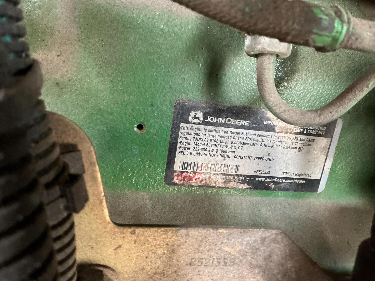 Used 2007 John Deere 250kw Generator