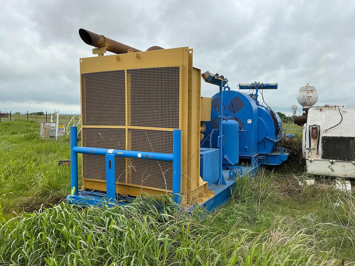 Used IDECO T800 Mud Pump Skid 