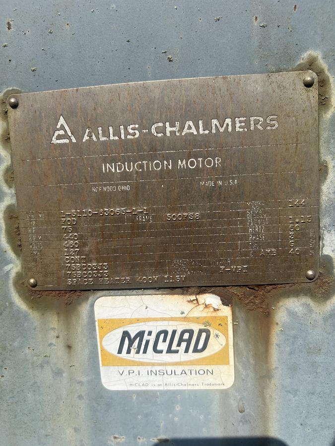 Used Allis-Chalmers Induction Motor