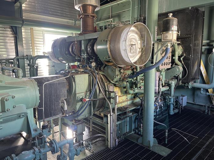 Used 2005 Cat Frick TDSH355L Caterpillar G3512LE Screw Compressor Package