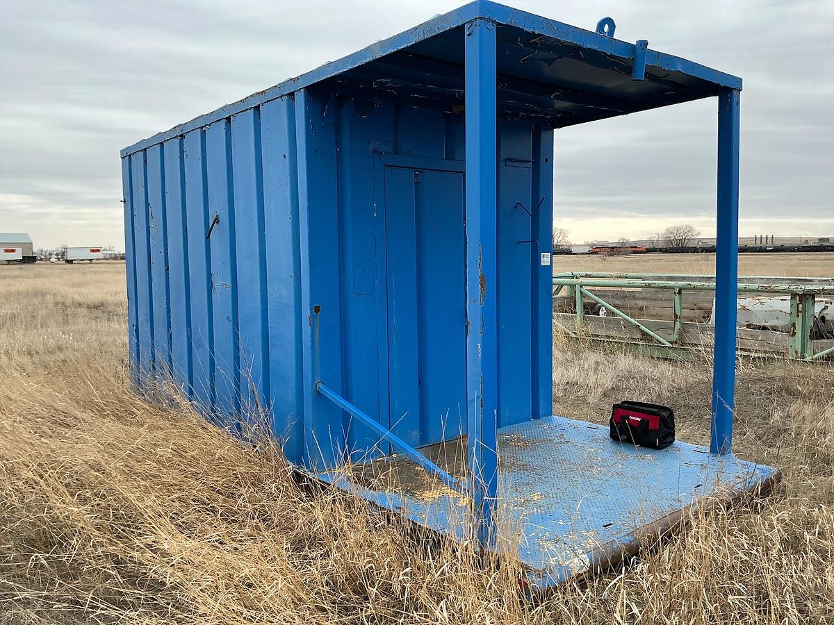 Used Welded Steel Shed