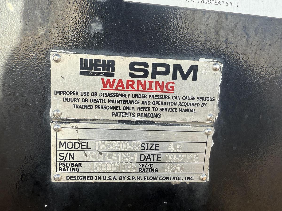 Used GARDNER DENVER TWS 2500 TRIPLEX PUMP