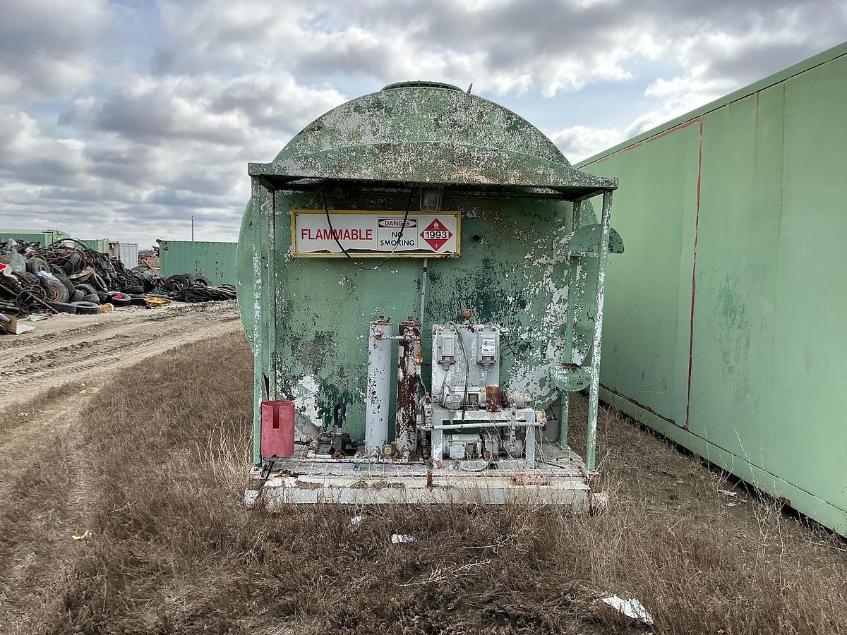 Used 15,000 Gallon Fuel Tank, Welded Steel