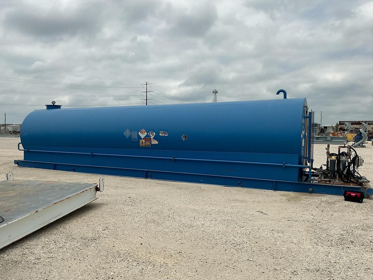 Used 15,000 Gallon Skidded Diesel Fuel Tank