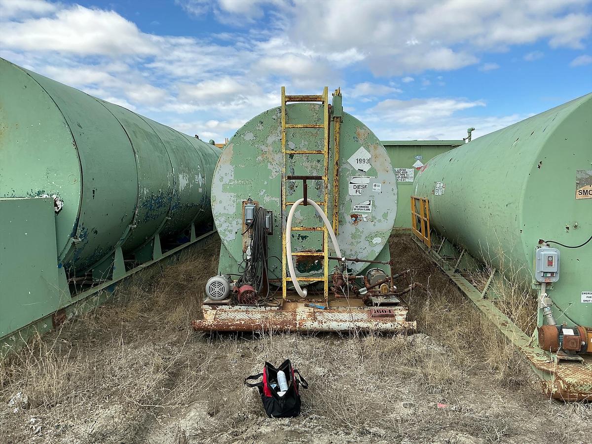 Used Welded Steel 15,000 Gallon Diesel Fuel Tank