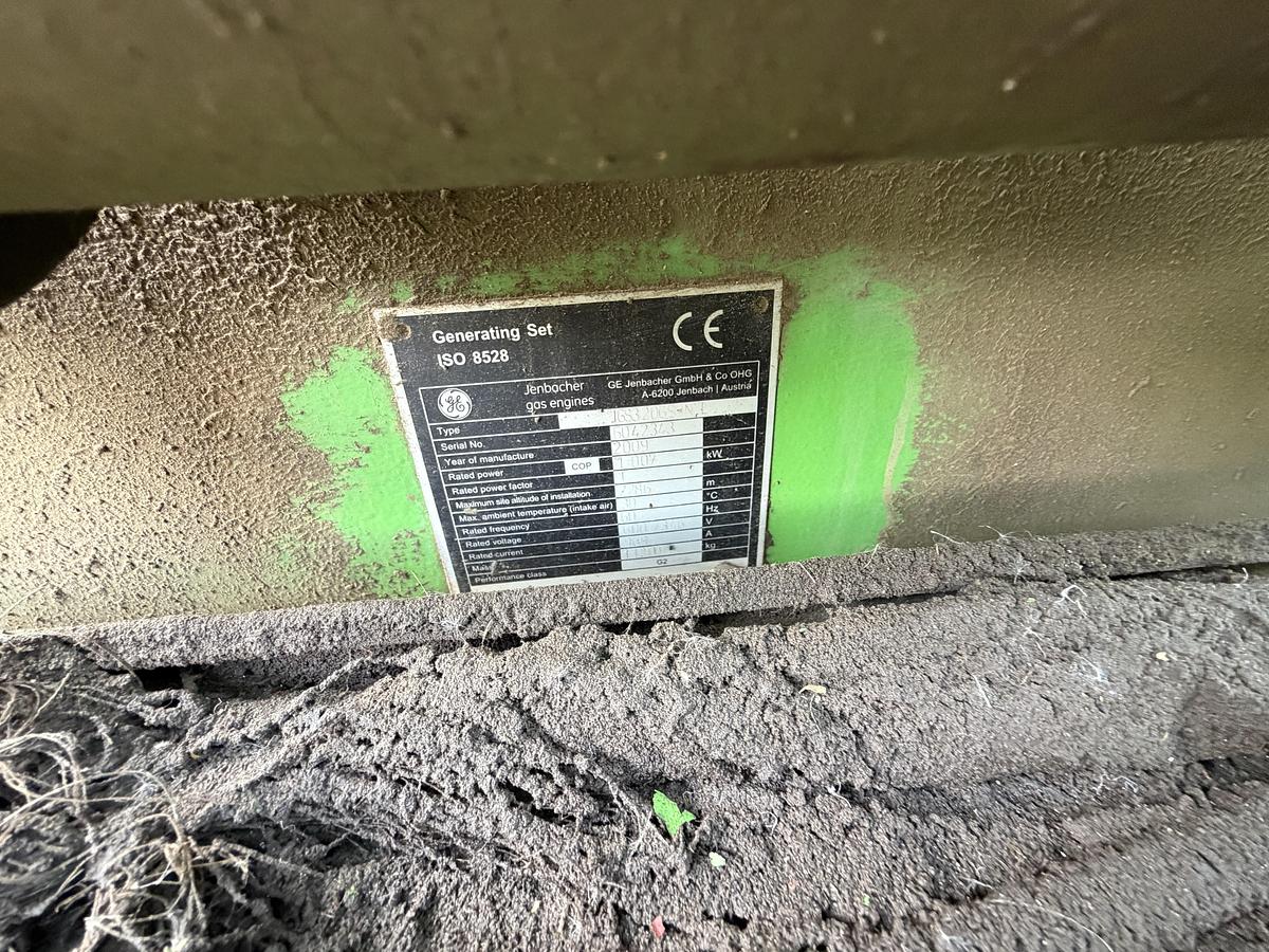Used 2011 General Electric Jenbacher JGS 320 GS Natural Gas Generator 1712KW