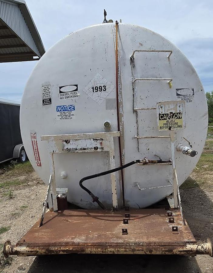 Used 12,000 Gallon Skidded Fuel Tank
