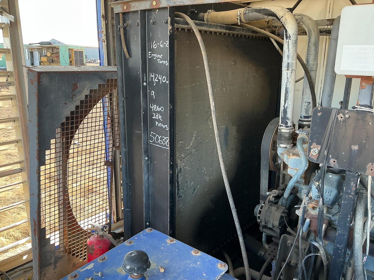 Used Mud Pump Skid Building, DDC Diesel Engine, RS-F1000 Pump