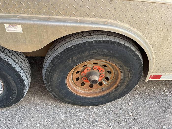 Used 2007 Aluminum Dog House Trailer 20 ft T/A