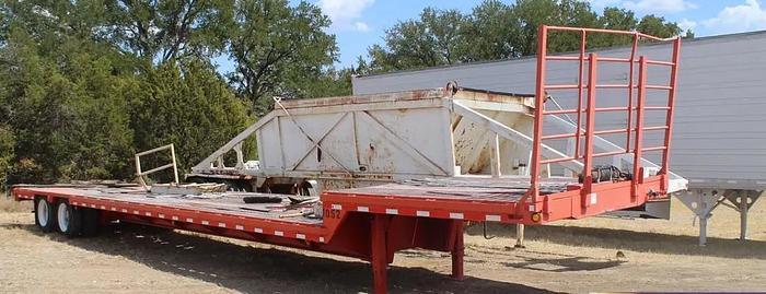 Used Aztec 48' T/A Step Deck Trailer 10' Top Deck