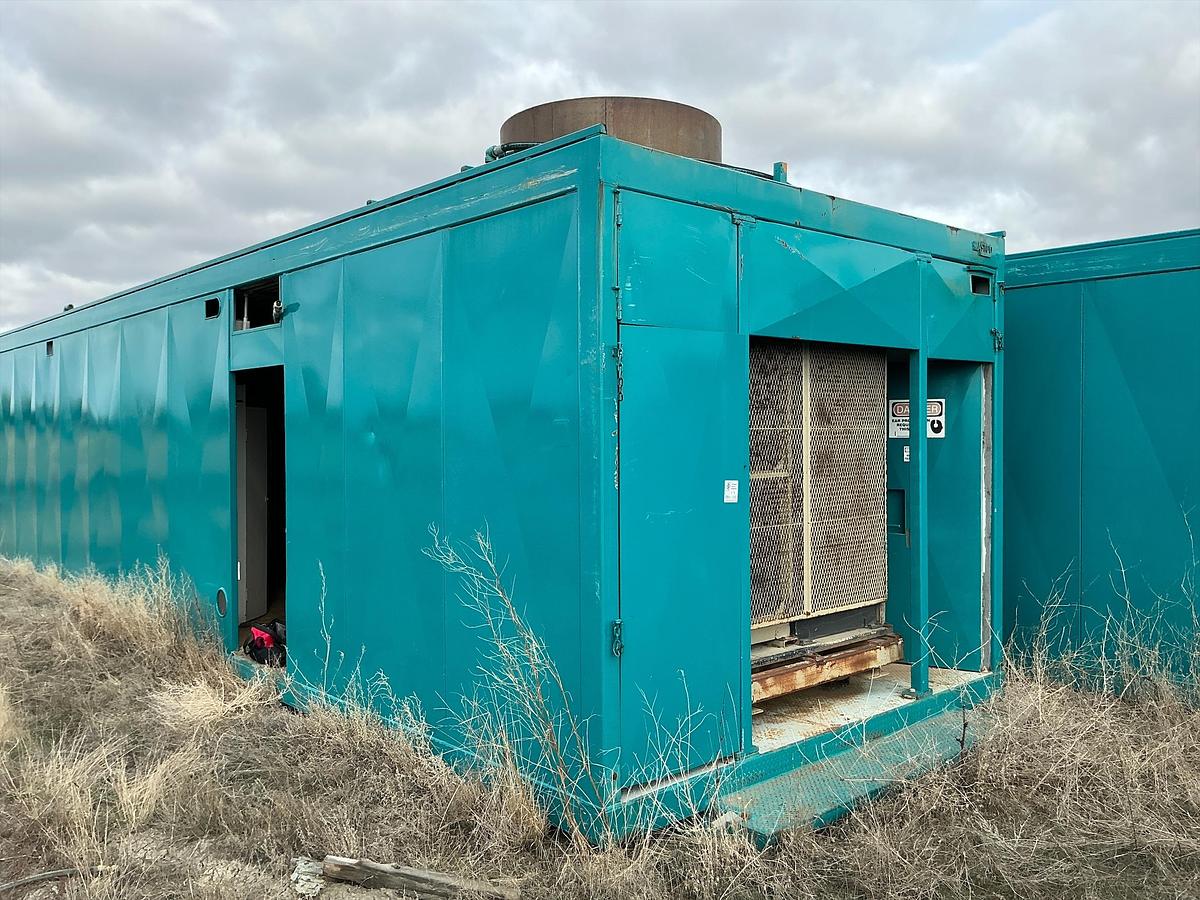 Used Welded Steel Generator Shed