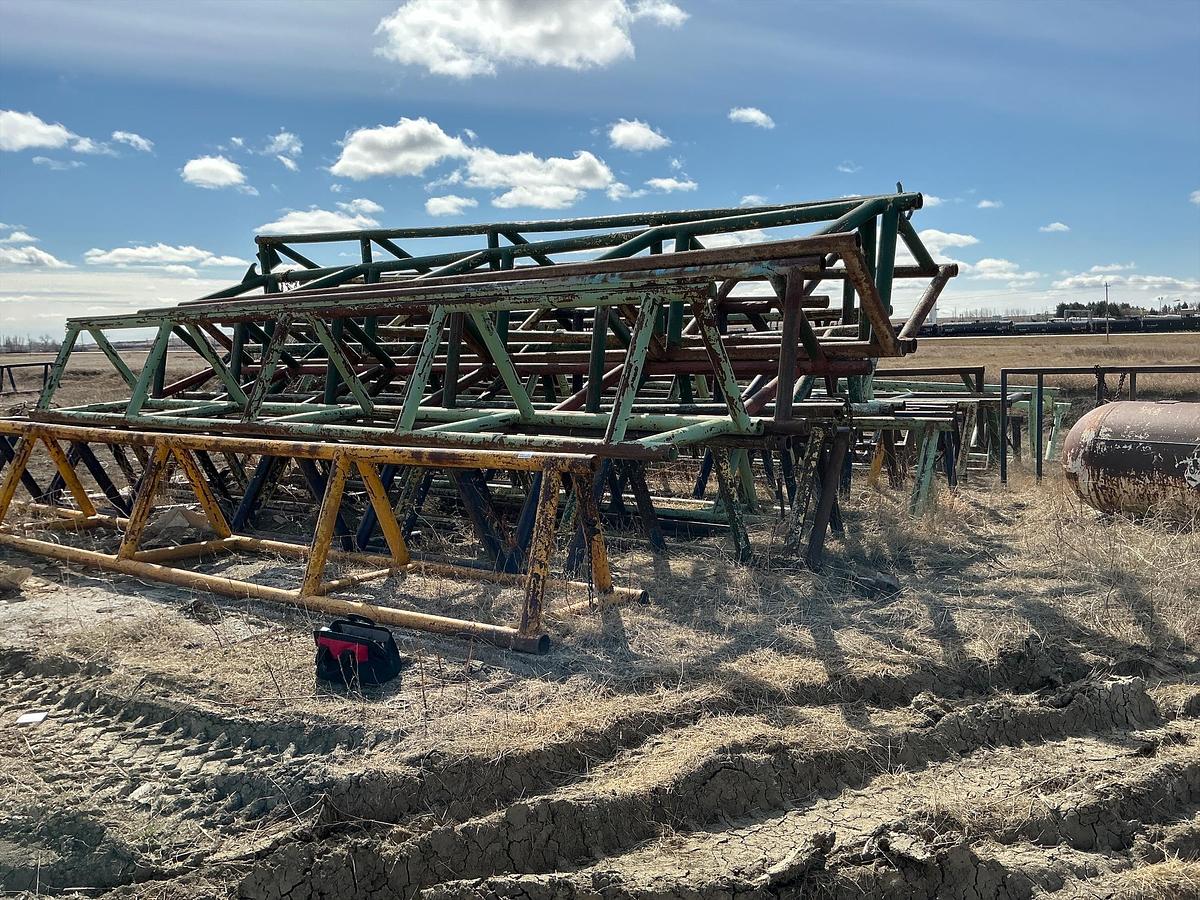 Used Welded Steel Pipe Racks Stock #4886-181