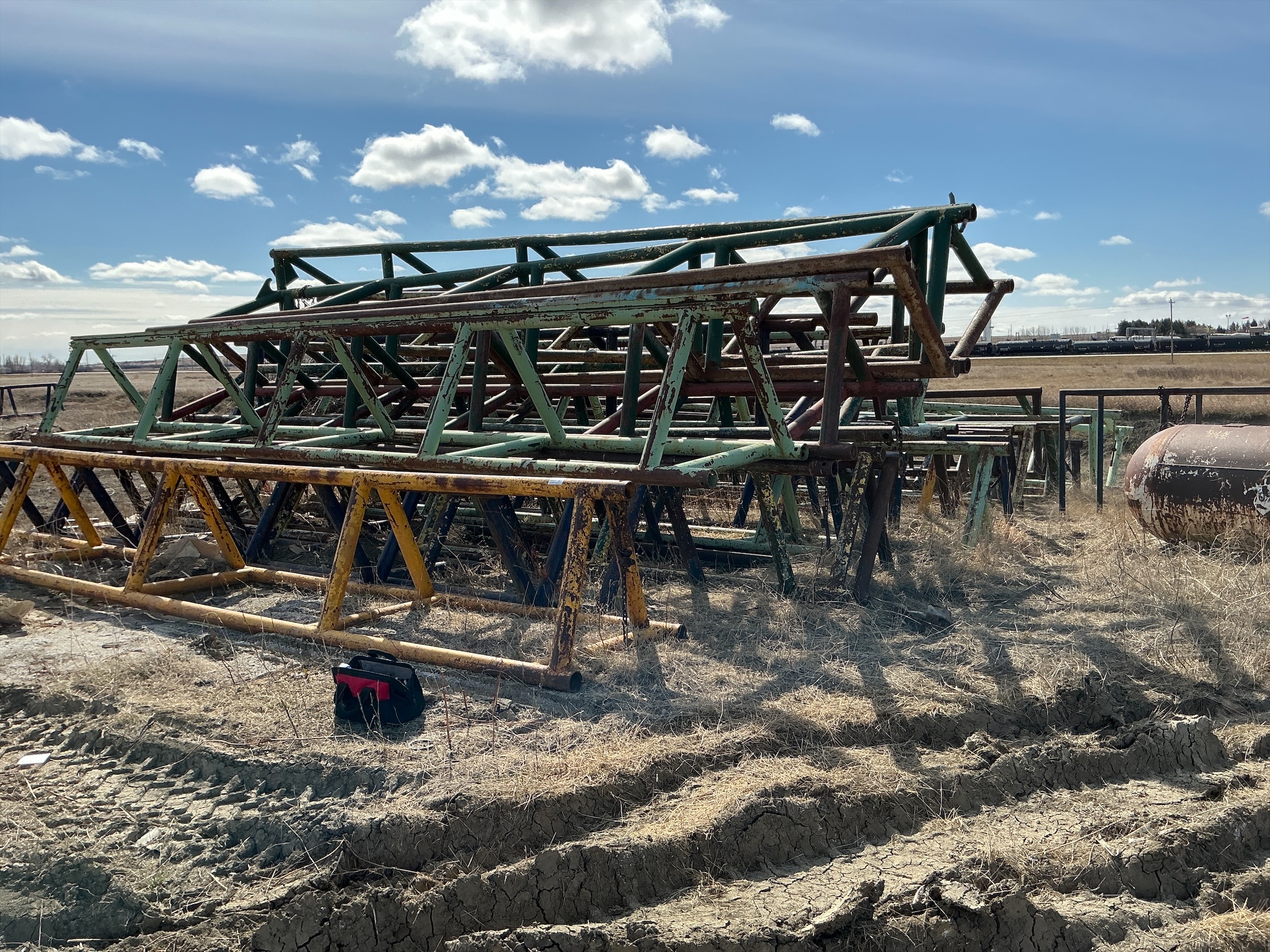 Used Welded Steel Pipe Racks Stock #4886-181