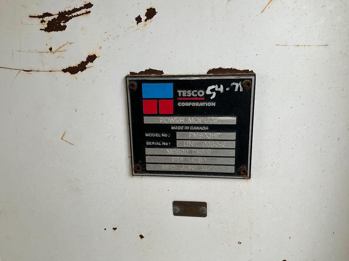 Used Tesco Top Drive Power Module