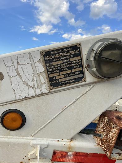 Used 1999 Ranch MFG Belly Dump Tandem Axle Trailer