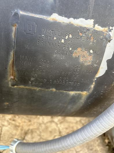 Used Burner eng & mfg inc 230/460v compressor