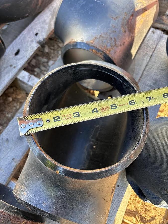 Used Variety of Tee & Elbow Carbon Steel Butt-Weld Pipe Fittings