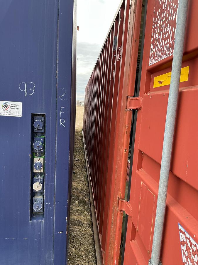 Used Welded Steel 40 ft. Conex Box 