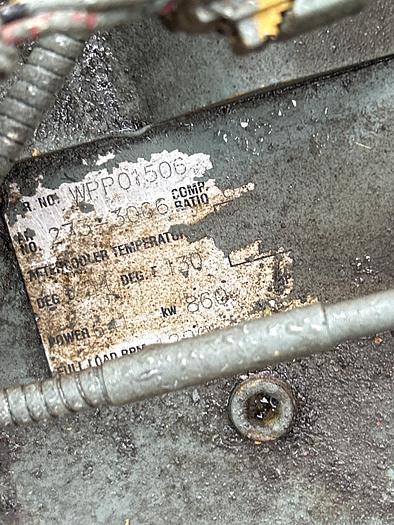 Used Cat G3512LE Natural Gas Engine