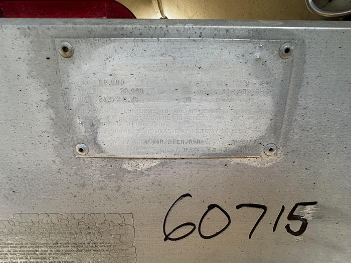 Used Fruehauf Corporation Cementer, Pneumatic, Aluminum Bulk Trailer