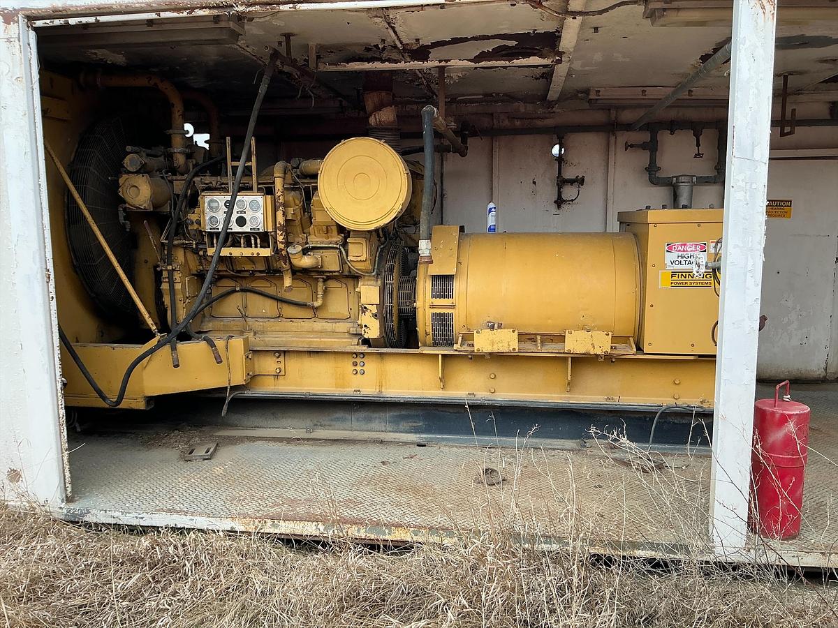 Used Cat Generator, Skid, (With Air Compressors)