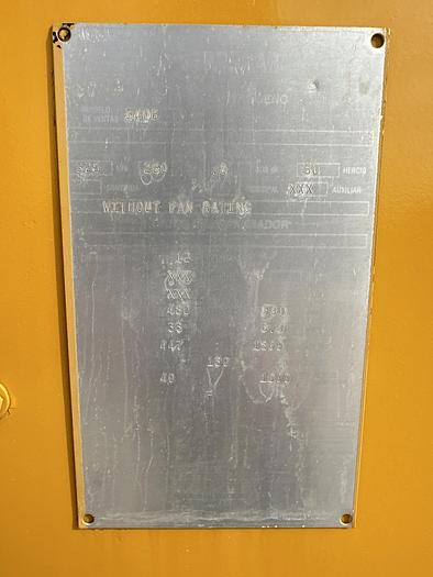 Used 2001 Cat G3406 Natural Gas Generator, 260 KW