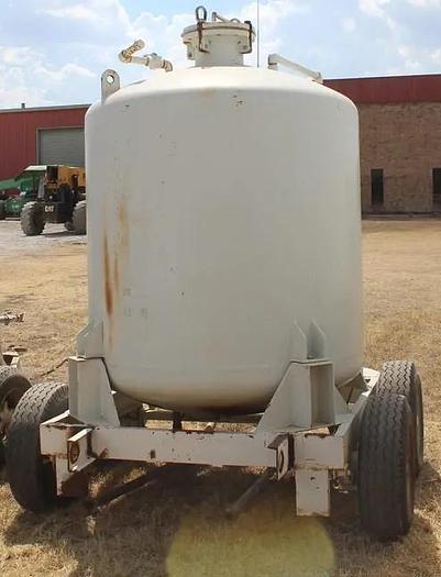Used Sandblast Large Trailered Sandblasting Pot
