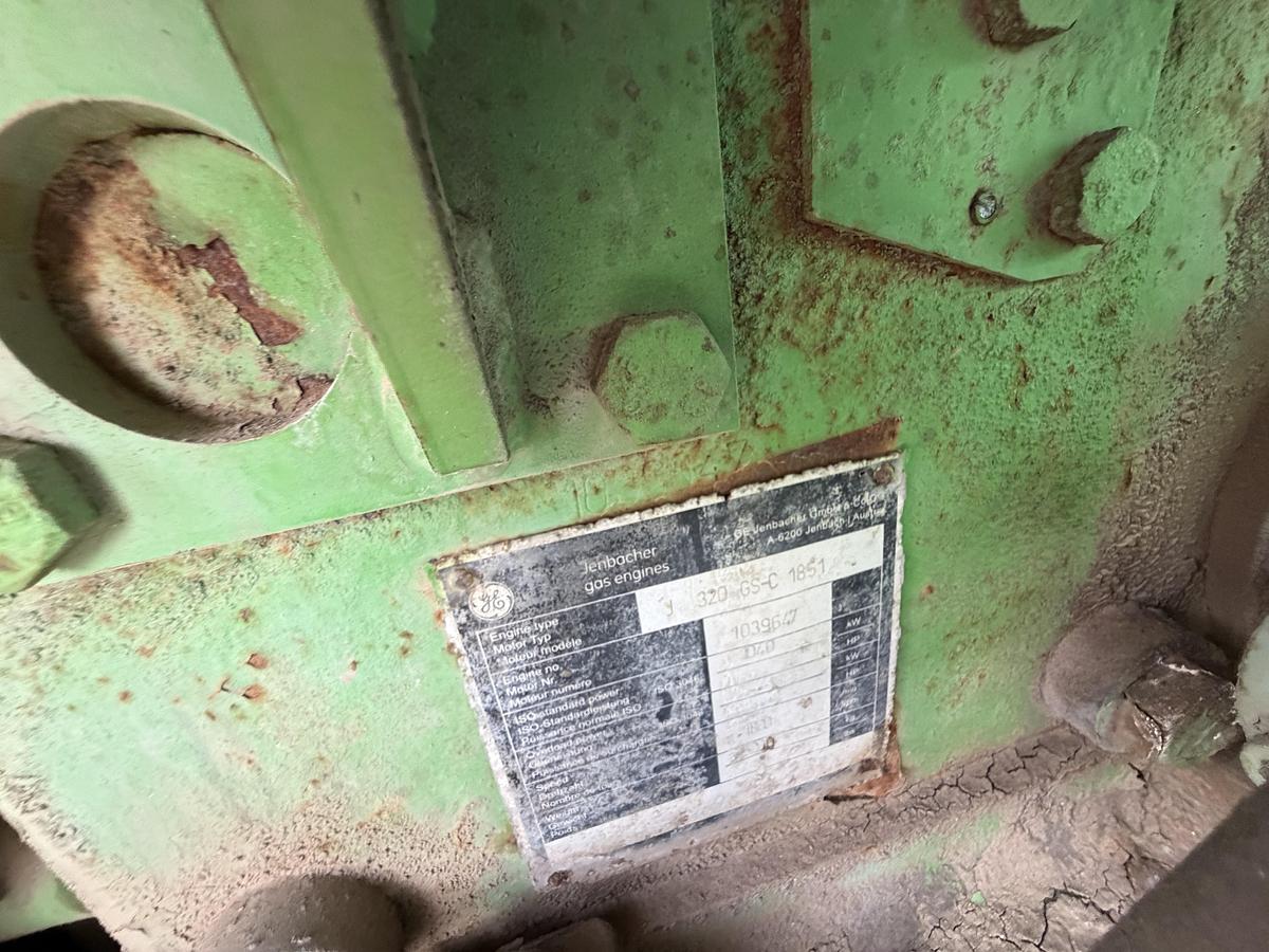 Used 2011 General Electric Jenbacher JGS 320 GS Natural Gas Generator 1712KW