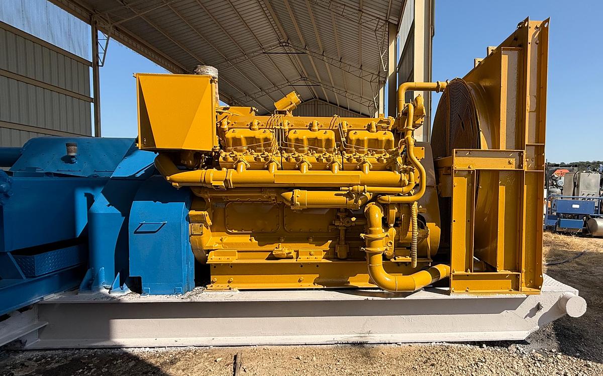 Used National Oilwell 9-P-100 Triplex Mud Pump