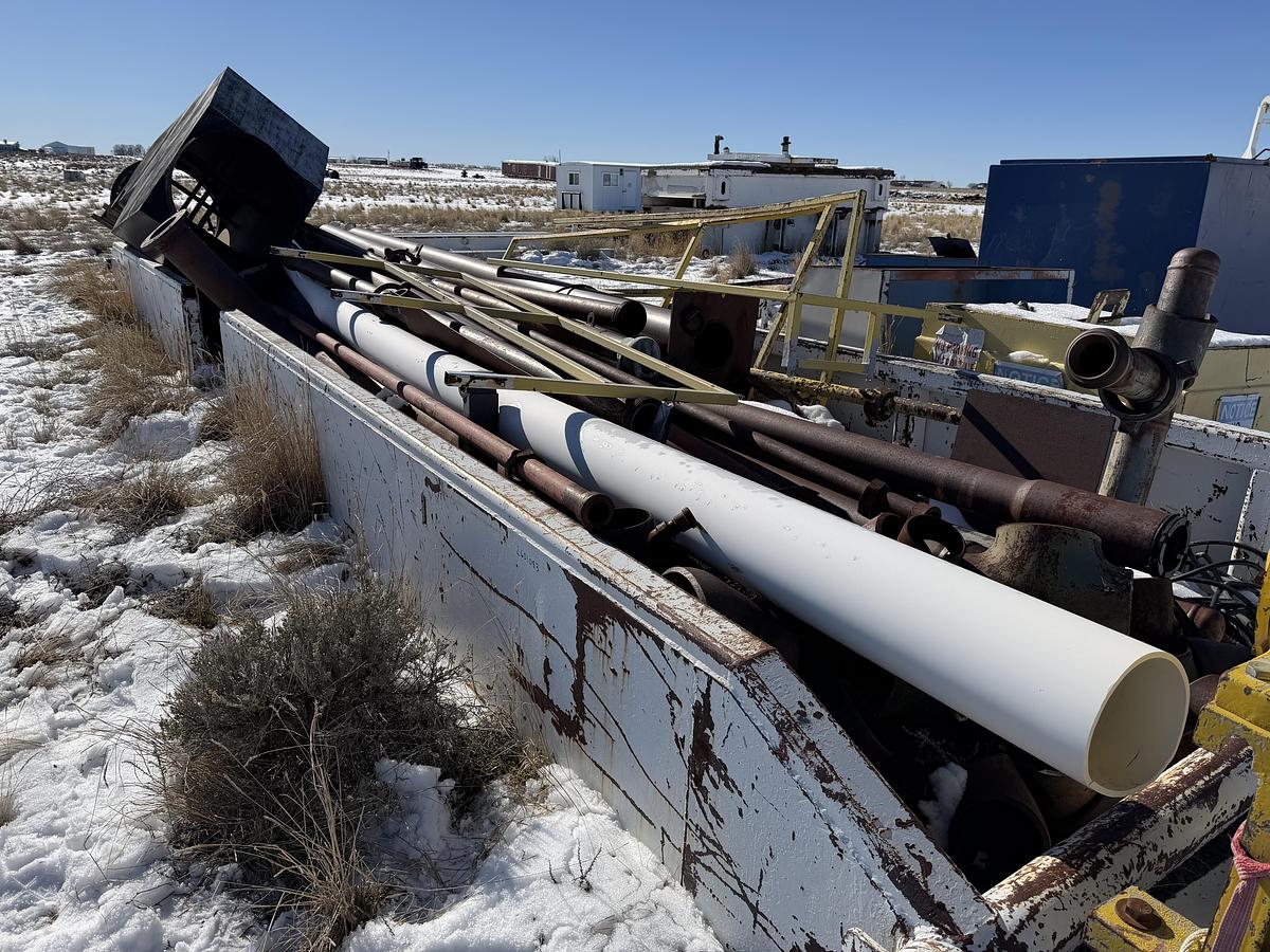 Used Junk Box with Pipe and Air Tugger Rig #323 