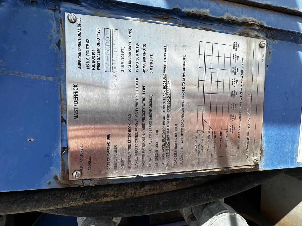 Used Gefco / American Augers VR-500 Drill Rig