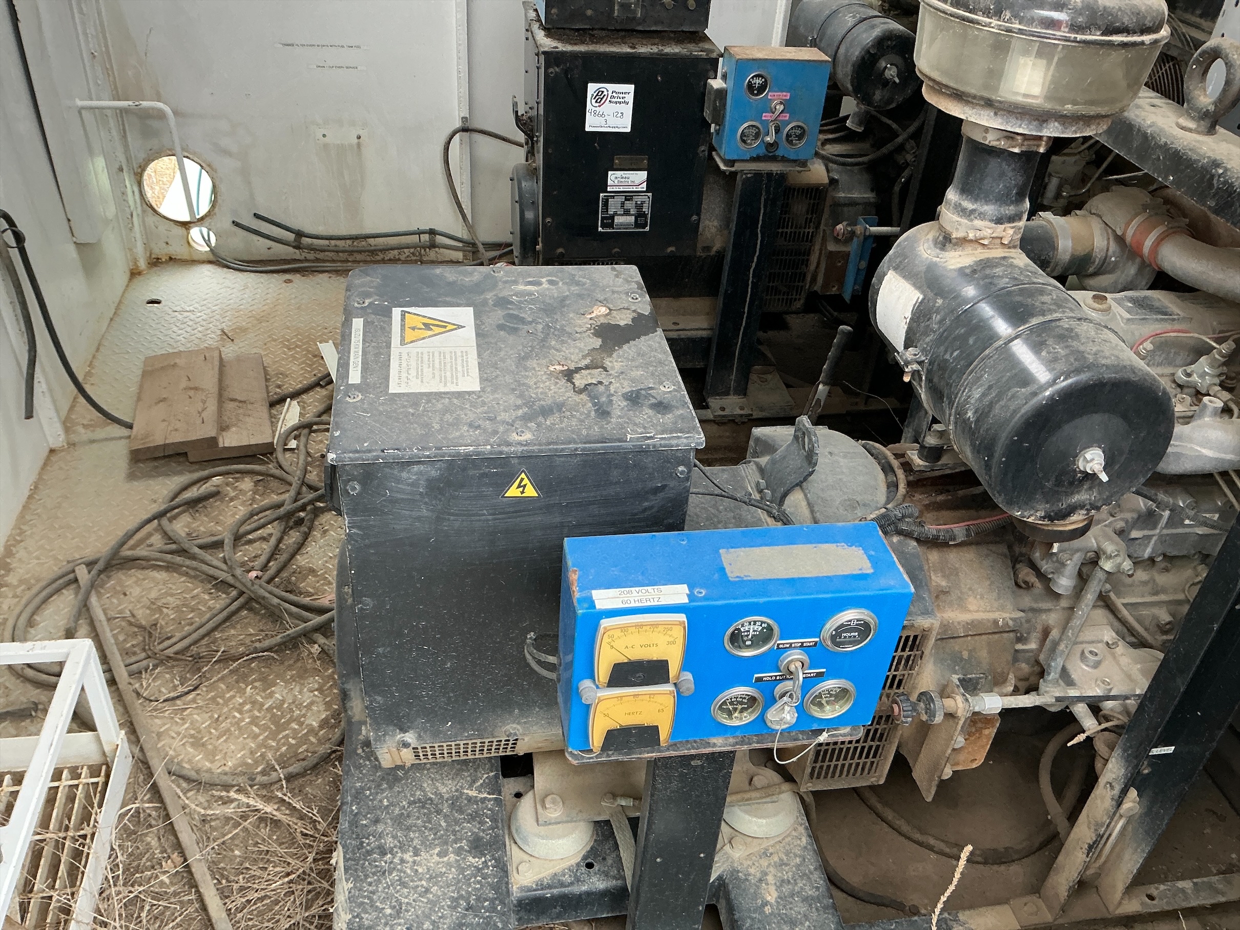 Used Isuzu A-6BG1 TQV Diesel Generator