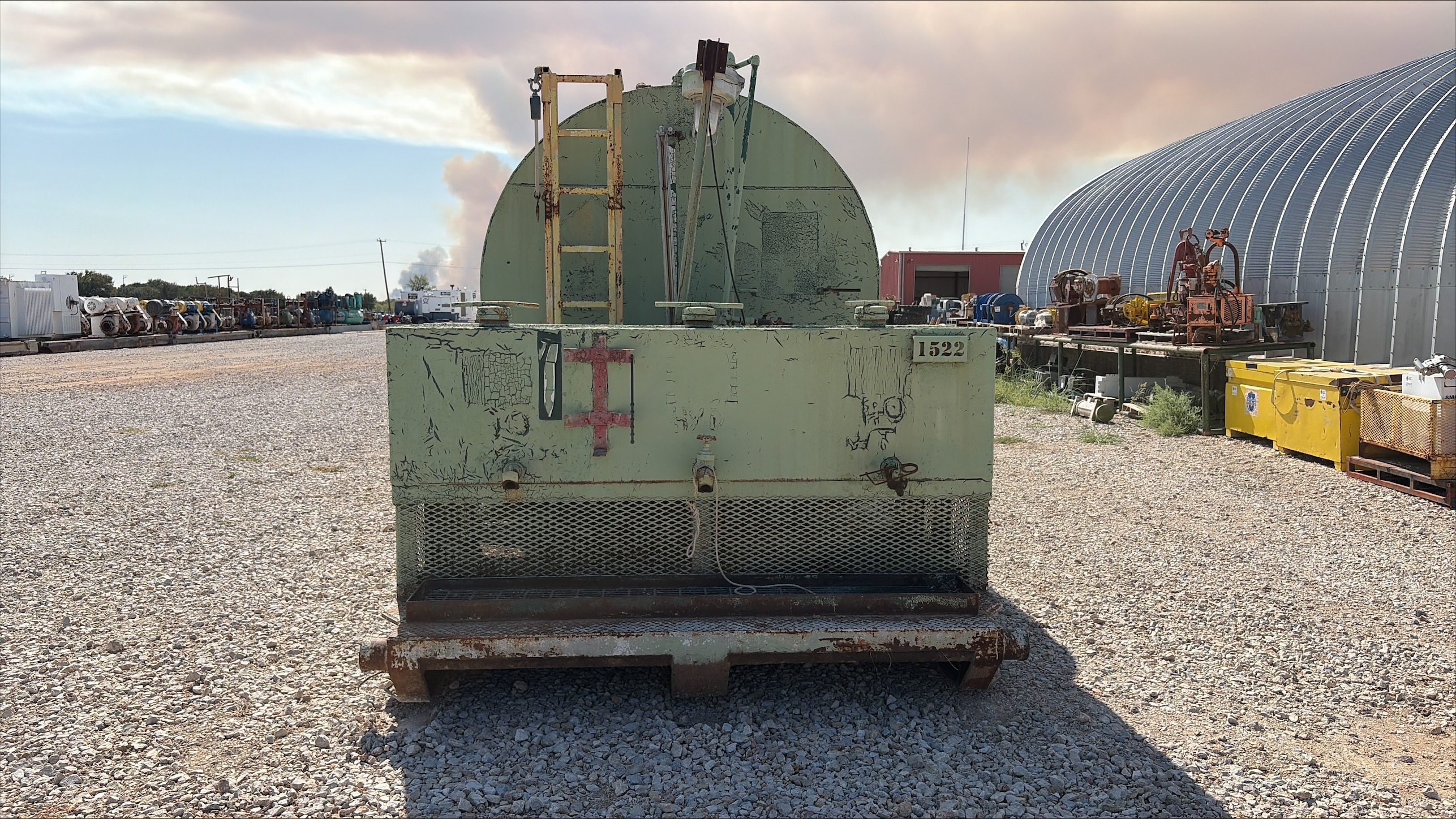 Used Welded Steel 10,000 Gallon Diesel Fuel Tank