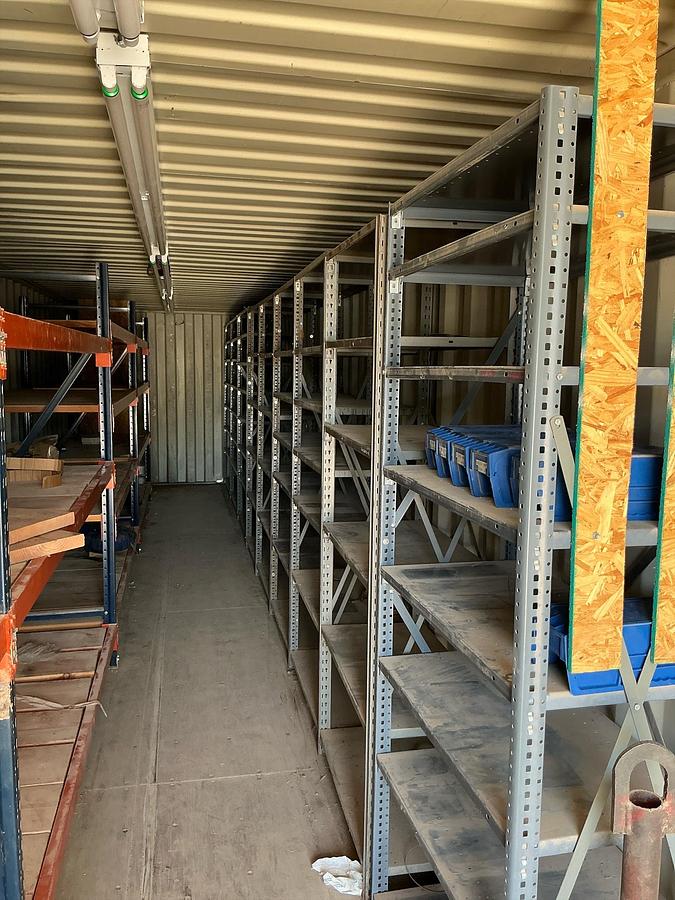 Used Connex Shelves 