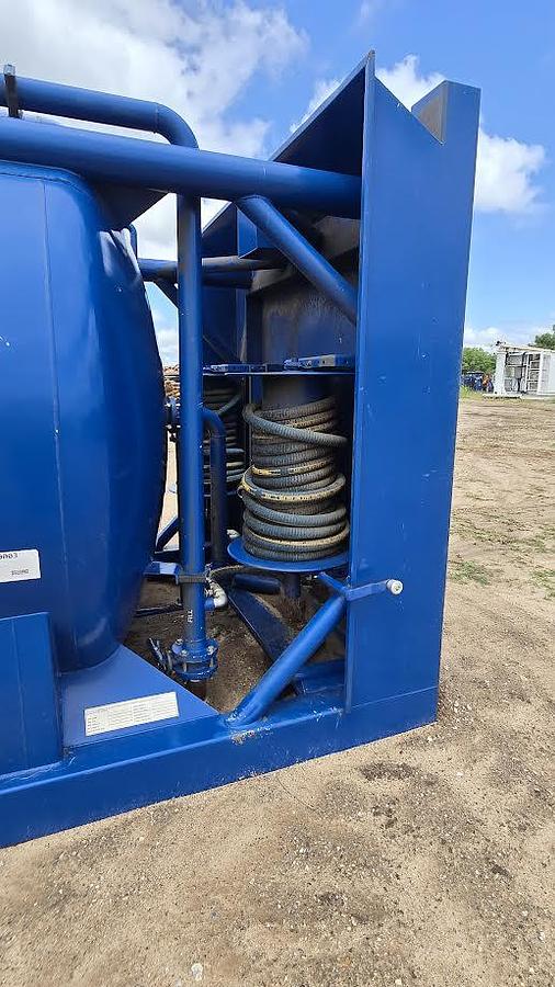 Used 425 Cu Ft Vertical Dry Friction Reducer Silo