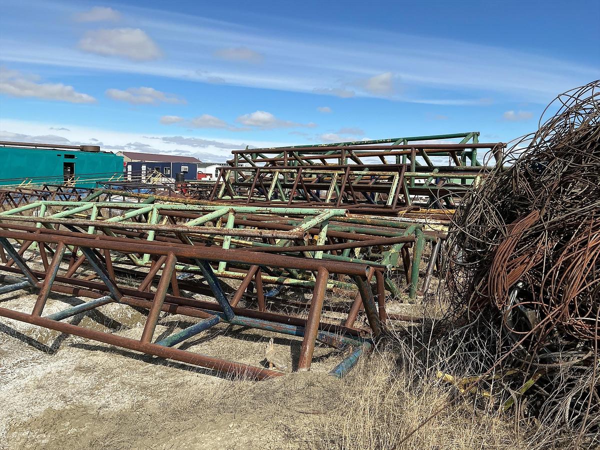 Used Welded Steel Pipe Racks Stock #4886-181