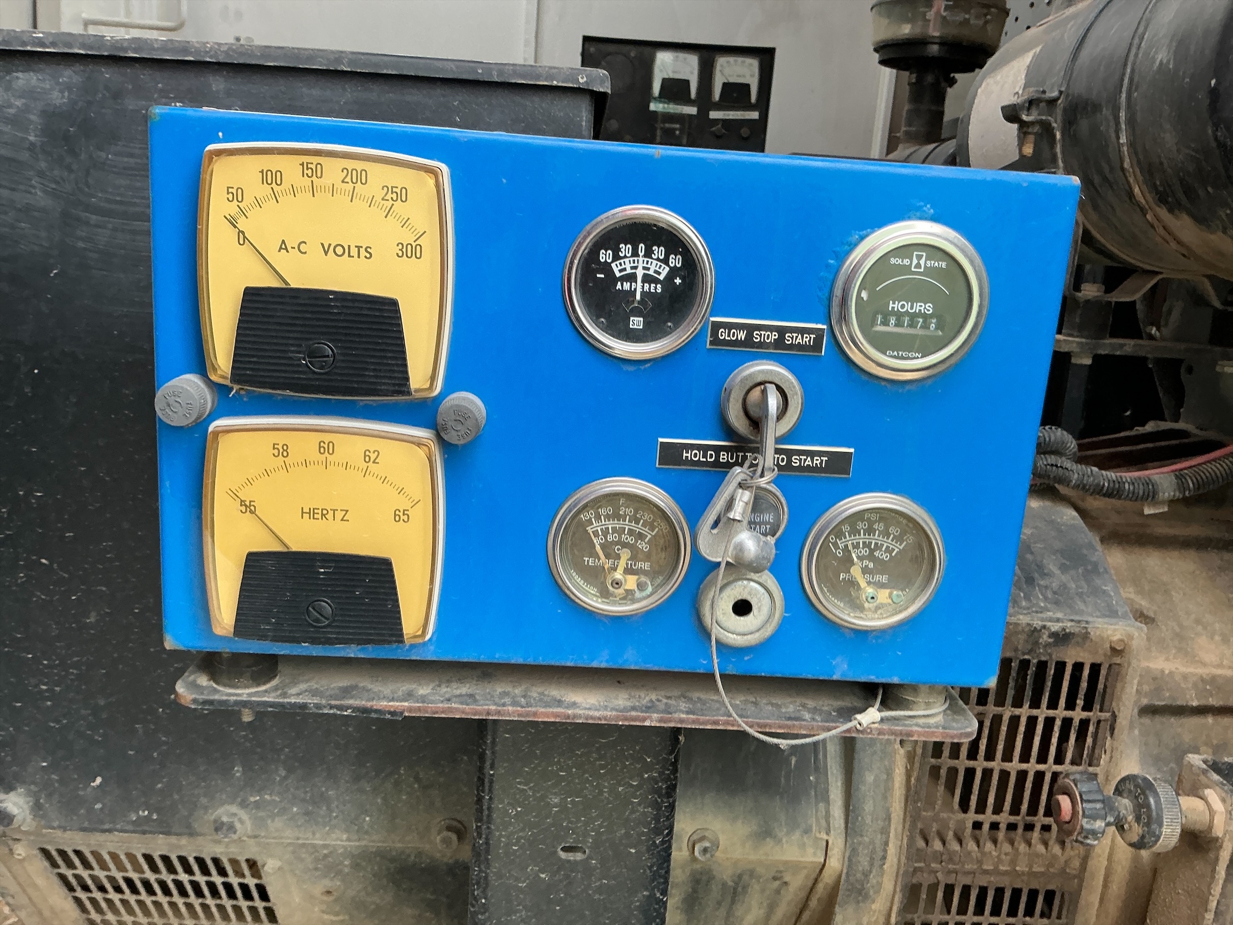 Used Isuzu A-6BG1 TQV Diesel Generator